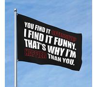 Accessori per camera per ragazzi adolescenti You Find It Offensive I Find It Flag Tiki bar per esterni patio bar uomo decorazione grotta (30 x 45 cm)