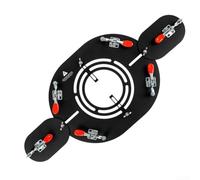 Accessori per camini per tenda da campeggio, piastra antiscottatura per camino, con piccole tavole girevoli regolabili su entrambi i lati