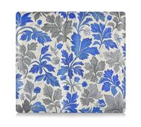 Accessori per camion alla moda retrò floreale grigio blu ranuncolo patata dolce patata dolce in pelle registrazione auto e titolare della carta assicurativa accessori per ID, patente di guida, scheda