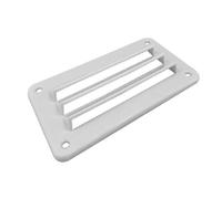 Accessori per camper 2 pezzi di griglie di ventilazione for camper, bagni, uffici, barche, yacht, accessori, nero Facile installazione(White)