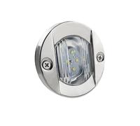 Accessori per camper 6 pezzi DC 12V Luce di poppa a LED for barche marine 6 LED Luce di rotonda impermeabile for yacht Luce di cortesia for interni cabina ponte marino Facile installazione(WHITE)