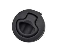 Accessori per camper Chiusura a scatto for portello di barche e camper, serratura universale for porta di yacht, camper, armadietto, parti di ferramenta Facile installazione(Black,Large Plactic)