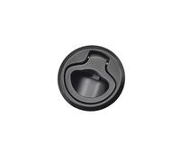Accessori per camper Chiusura a scatto for portello di barche e camper, serratura universale for porta di yacht, camper, armadietto, parti di ferramenta Facile installazione(Black,Small Zinc Alloy)