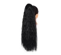 Accessori per Capelli 24 "Lungo Riccio Con Coulisse Pasta Sfoglia Coda di Cavallo Estensione Dei Capelli Sintetici Coda Di Cavallo Clip Panino per Donne Uso Quotidiano Accessori Per Capelli Per Le