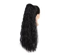 Accessori per Capelli 24 "Lungo Riccio Con Coulisse Pasta Sfoglia Coda Di Cavallo Estensione Dei Capelli Sintetici Coda Di Cavallo Clip Panino per Donne Uso Quotidiano Accessori Per Capelli Per Le