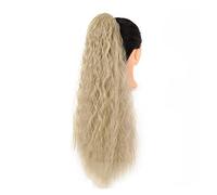 Accessori per Capelli 24 "Lungo Riccio Con Coulisse Pasta Sfoglia Coda Di Cavallo Estensione Dei Capelli Sintetici Coda Di Cavallo Clip Panino per Donne Uso Quotidiano Accessori Per Capelli Per Le