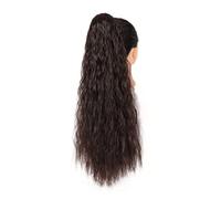 Accessori per Capelli 24 "Lungo Riccio Con Coulisse Pasta Sfoglia Coda Di Cavallo Estensione Dei Capelli Sintetici Coda Di Cavallo Clip Panino per Donne Uso Quotidiano Accessori Per Capelli Per Le