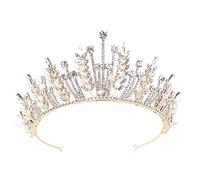 Accessori per capelli a corona di cristallo Chiesa per la sposa di bellezza della bellezza del matrimonio (BA)