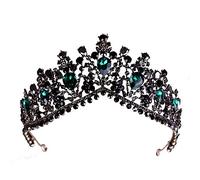 Accessori per capelli Accessori per capelli per donne Tiara di cristallo Vintage Rhinestone Pageant Crown Barocco Bridal Wedding Capelli Accessori per i capelli Regali