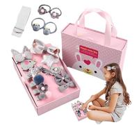 Accessori per capelli bambine, accessori per capelli per bambini per ragazze | Accessori a scatto di metallo carini barrette in metallo | Insieme di 18 eleganti prigione principessa, copricapo set per