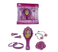 Accessori per capelli Belle Disney set per bambini da 8 pezzi spazzola clic clac elastici mollette