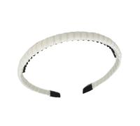 Accessori per capelli con denti Thin-Bri mmed Forniture per il lavaggio del viso Semplice Fascia per capelli Temperamento Doccia Fascia per capelli Donna Uso Donna Bianco