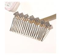 Accessori per capelli da sposa retrò, tiara di cristallo con strass, corona, pettini manuali per capelli, gioielli per capelli da donna, pettine da sposa (A 12)