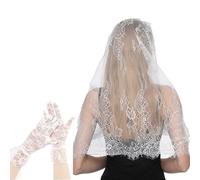 Accessori Per Capelli Da Sposa Velo E Guanto La Festa Addio Nubilato Bachelorette Funerale Halloween Halloween Bride Costume