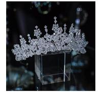 Accessori per capelli della corona di nozze Accessori per capelli per capelli abiti da sposa Approvvigionamento di copricapo splendente incantesimi cristallini diademi