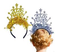 Accessori per capelli di Capodanno, 2 pezzi Stella festiva - Costume di Capodanno 2026, per eventi festivi Celebrazioni Feste Festival e Tradizioni di Famiglia
