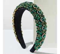 Accessori per capelli di lusso della fascia del bordo largo degli strass per le donne eleganti usura della