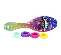 Accessori per capelli Disney Trolls, spazzola per capelli per bambini, con 4 elastici per bambine, accessori per capelli per ragazze, dimensioni: 17,5 cm (spazzola per capelli wd bobbles)