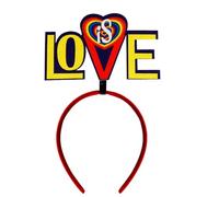 Accessori per capelli elastici a forma di cuore, per ragazze e adulti, ideali per l'occasione delle feste