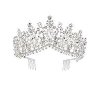 Accessori per capelli fascia per donne per donne a più colori corone della sposa regina con pettine per la moda nuziale per capelli accessori per capelli