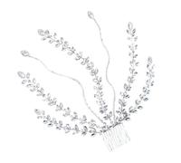 Accessori per capelli fatti a mano con spighette di cristallo scintillanti per feste e feste