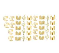 Accessori per capelli oro - clip per trecce da 40 capelli | Donne a treccia regolabili | Gioielli dreadlock metallici d'oro per decorativi del matrimonio decorazioni eleganti per l'accessori