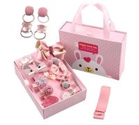 Accessori per capelli per bambini per ragazze, accessori per capelli ragazze | Accessori per capelli principessa per ragazze per bambini | Set di 18 a forcina elegante, set di padelle fate assortite p