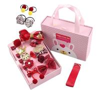 Accessori per capelli per bambini per ragazze, accessori per capelli ragazze - Bows Clip per capelli per ragazze per bambini | Insieme di 18 eleganti prigione principessa, copricapo set per il ballett