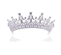 Accessori per capelli per donna Moda barocca di lusso in cristallo Corona da sposa Diademi Diadema in oro chiaro Accessori da sposa per sposa