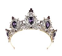Accessori per capelli per donne Crown Crown Chieno da sposa Bridal Gold Colore d'argento Rhinestone Crystal Diadem Queen Princess Tiaras C