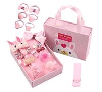 Accessori per capelli per ragazze, clip per capelli per bambini, Accessori per capelli glitter per ragazze, Set di 18 a forcina elegante, set di padelle fate assortite per il balletto della scuola di