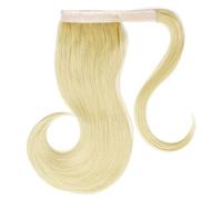 Accessori Per Capelli Pettine for capelli a coda di cavallo avvolgente sintetico elasticizzato da 18 pollici Estensioni for capelli lisci a coda di cavallo Panino for capelli for donna Pezzi Di Capell