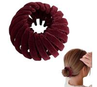 Accessori Per Capelli Regalo Di Natale - Provazioni Per Lo Stile Dei Denti A Tre Fili Per La Creazione Di Capelli A Coda Di Cavallo | Flessino Invisibile Senza Piega, Accessorio Per Capelli Non Slip P