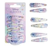 Accessori per capelli Stitch Disney confezione da 6 pezzi mollette clic clac per bambini