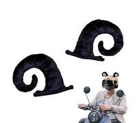 Accessori per cappello moto corno, corno cappello duro | copricapo di sicurezza per le corna del diavolo di piccole dimensioni della moto | Accessori per la modifica del corno dei diavoli freddi per