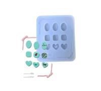 Accessori per caramelle Stampo a forma di stampo flessibile in silicone per gioielli e ciondoli accessori per gioielli che fanno stampo per amanti del mestiere stampi in silicone flessibile