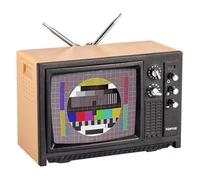 Accessori per casa delle bambole in miniatura1 12 scale accessori per casa delle bambole, mini accessori in plastica vintage TV, miniatura fai da te per la decorazione, per gli amanti