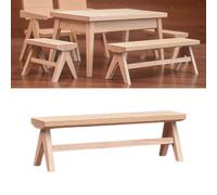 Accessori Per Casa Delle Bambole Mini Sedia In Legno Per Scene Di Vita Panca
