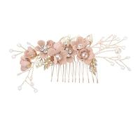 Accessori per Chioma Sposa in Lega Cristalli Rosa | Pettine Laterale Delicato per Festa e Anniversario, Stile Raffinato per Damigelle e Fidanzata