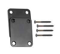 Accessori per Chitarra 1 Set Di Piastre Di Giunzione Per Manico Di Chitarra Nera Con Piastra Posteriore In Plastica Per Accessori Per Chitarra ST