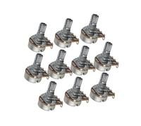 Accessori per Chitarra 10 Pz Potenziometro Cono Corto Albero Diviso 15mm Chitarra Mini B250K Pentole Parti