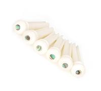 Accessori per Chitarra 6 Pezzi Perni Per Ponte Per Chitarra Acustica, Chiodi Per Corde Fisse In Osso Di Mucca/ebano/legno (Color : 09)