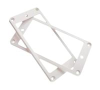 Accessori per Chitarra Anelli Di Montaggio Per Pickup Con Telaio Piatto Humbucker Per Chitarra Per Parti Di Chitarra Elettrica For LP (Color : White)