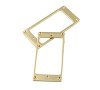 Accessori per Chitarra Anelli Di Montaggio Per Telaio Pickup Humbucker Piatto Dorato Da 2 Pezzi Per Parti Di Chitarra Elettrica