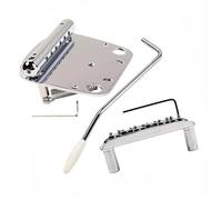 Accessori per chitarra con ponte tremolo cordiera chiave a molla braccio tremolo e boccola Ponte Chitarra Acustica Generico