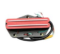Accessori Per Chitarra Elettrica Alnico 2 Bridge Pickup Dual Coil 4 Conduttività 9K Pickup Elettrico A Doppia Bobina(Red)