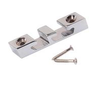 Accessori per Chitarra Guida Per Albero Di Fermo Per Corde Per Chitarra In Lega Di Zinco Da 1 Pz Per Parti Di Basso A 3 Corde (Color : Silver)