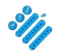 Accessori per Chitarra Kit Di Parti Del Tono Del Volume Della Punta Dell'interruttore Della Copertura Della Bobina Singola Della Copertura Del Pickup In Plastica Per Chitarra Elettrica (Color : 05)