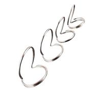 Accessori per Chitarra Plettri Per Pollice Per Dito In Acciaio Inossidabile Da 4 Pezzi