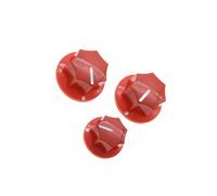 Accessori per Chitarra Rosso 2 Pezzi Grandi E 1 Pezzo Piccolo Set Di Manopole Da 1/4 "6,3 Mm Manopole Grandi E Piccole Set Accessori Per Chitarra
